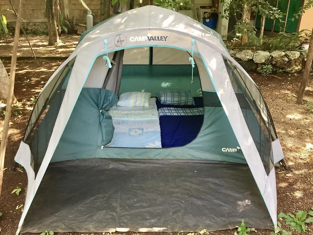 Vandrarhem Yaxche Centro Hostal Y Camping Bacalar Mexiko